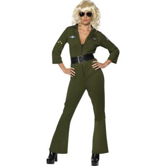Déguisement De ''Pilote'' Top Gun Femme - Déguisement adulte - Achat ...