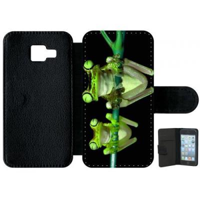 Etui samsung galaxy a3 2016 deux grenouilles vertes suspendues