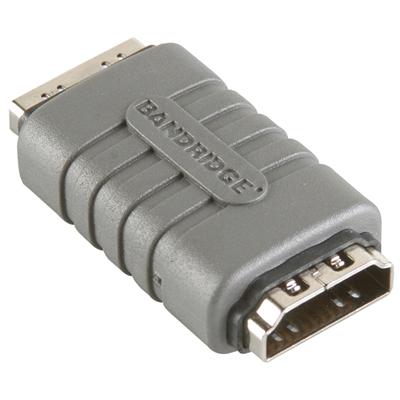 Bandridge Blue HDMI coupler