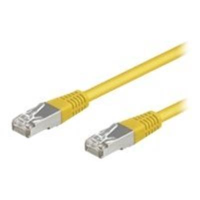 wentronic - Câble réseau - RJ-45 (M) pour RJ-45 (M) - 3 m - FTP - CAT 5e - jaune