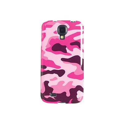 Muvit - Beschermende bedekking voor mobiele telefoon - camouflage, legerroze - voor Samsung Galaxy S4