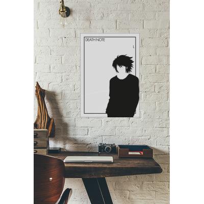 Cadre déco en plexiglas 29.7cm x 42cm épais. 3mm death note l