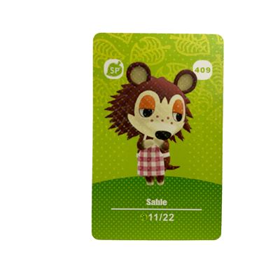 Amiibo Standard Carte pour Animal Crossing Séries 5 HAOBUY pour Nintendo Switch - NO.409 (8.6*5.4cm)