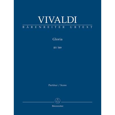 Partitions classique BARENREITER VIVALDI A. - GLORIA RV 589 - CONDUCTEUR Choeur et ensemble vocal