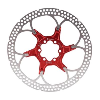 Formula disque de frein 140 mm 6 trous rouge