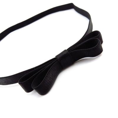 Bandeau souple 'Scarlett' noir