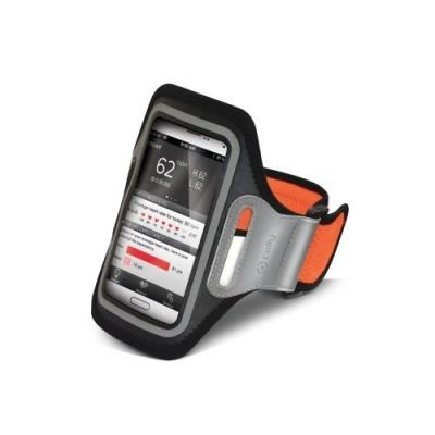CELLY AIRBAND02 - Armpak voor mobiele telefoon - neopreen - zwart, oranje