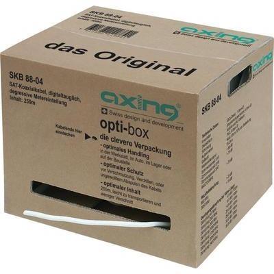 Câble coaxial axing skb 89-04 75 î© 90 db blanc 250 m