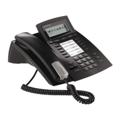 Agfeo system-téléphone st 22 ip noir - bewegliches 2-zeiliges display, 10 funktionstasten, 7 klingelmelodien, mains libres, laut