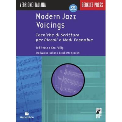 Méthodes et pédagogie VOLONTE&CO PEASE TED/PULLING KEN - MODERN JAZZ VOICINGS + CD - ITALIAN VERSION Chant