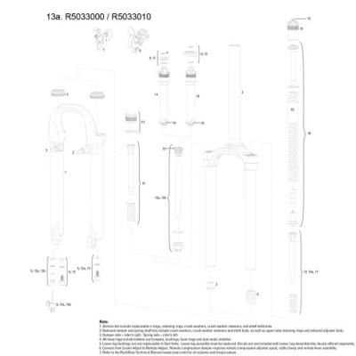 Rock shox r5303000 pièce de montage de suspension