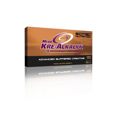Mega kre-alkalyn l?efficacitÉ maximum de la creatine scitec - 120 capsules