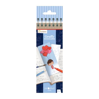 Avenue Mandarine - Carnet de coloriage Graffy Bookmark - Fête des pères