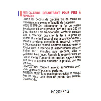 Hoover - Détartrant pour fer à repasser - DETARTRANT - Image 2
