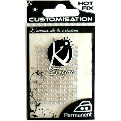 Strass thermocollant tissu Ø 6mm - Holographique - 35 pièces - Ki-Sign