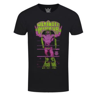 WWE T-Shirt Ultimate Warrior Ropes Homme Noir - 1