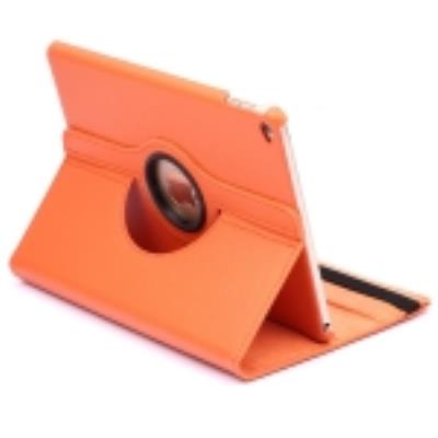 Ipad Air 2:Coque Housse Cuir (PU) Orange Texture Litchi Rotation 360°