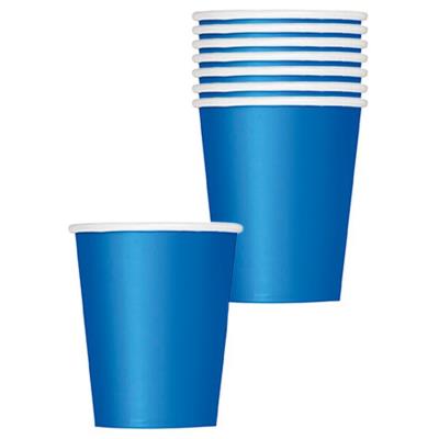 Gobelets bleus (x8)