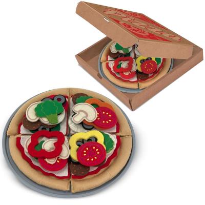 Set Pizza en feutre 40 pcs Jouets pour la dinette Enfants 3 ans +