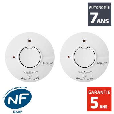 Angeleye - Détecteur de fumée NF Ingenious Duo