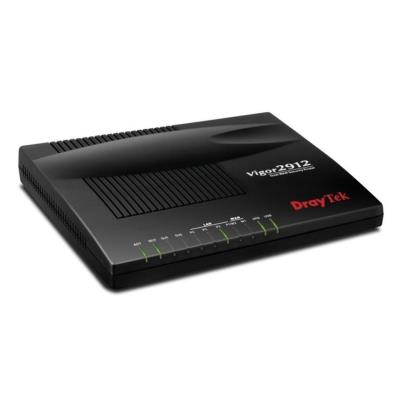 Draytek vigor 2912, 2xwan (rj45), 3xlan, 16 tunnels vpn, bande passante manag., usb