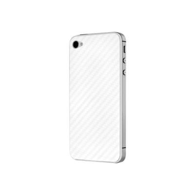 Artwizz ScratchStopper CarbonFilm Back - Beschermfolie voor achterkant - wit - voor Apple iPhone 4, 4S