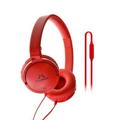 SoundMAGIC P21S Casque audio avec Microphone Rouge