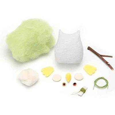 Glorex kit créatif pour feutrage hibou paquet complet 62902602