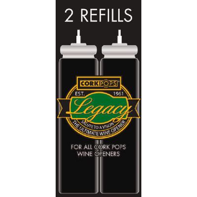 OENOPRO - Lot de 2 recharges de gaz pour tire-bouchon à gaz Pop Luxe ACI-OEN300 - ACI-OEN300R
