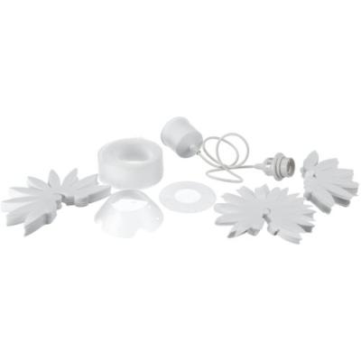 Naeve Leuchten Young Living 7024923 Lampe Suspension En Plastique (Diamètre : 45 Cm  Hauteur : 110 Cm)