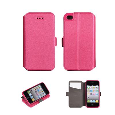 Etui slim book bc3 souple pour htc desire 610- rose