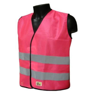 L2s visiokid gilet de sécurité rose 3xs