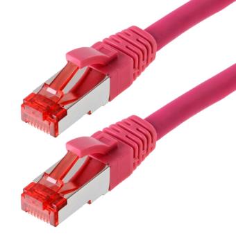 Patchcable s ftp (pimf) cat 6 magenta 20m - patchcable avec schmalem knickschutz helos 118049 - 1