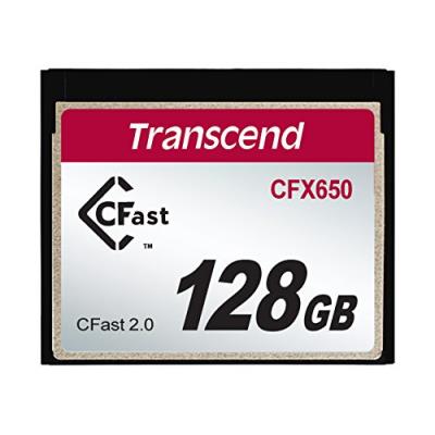 Transcend CFast 2.0 CFX650 - carte mémoire flash - 128 Go - CFast 2.0