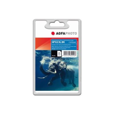 AgfaPhoto - zwart - gereviseerd - inktcartridge (alternatief voor: HP 62XL)