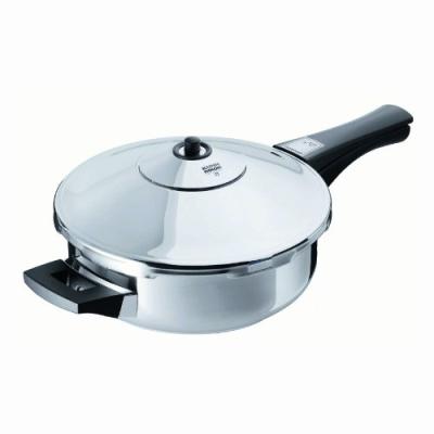 KUHN RIKON DUROMATIC INOX POÊLE À VAPEUR ANTI-ADHÉSIF TITANE 24 CM 2,5 LITRES