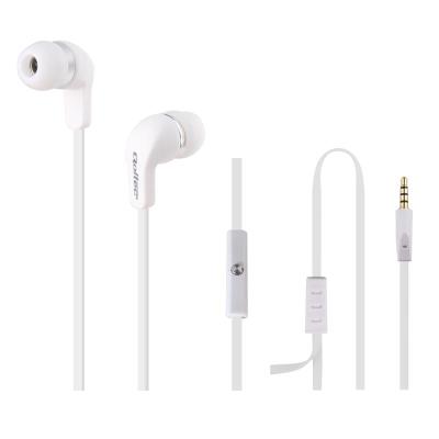 Écouteurs + microphone blanc qoltec 50801