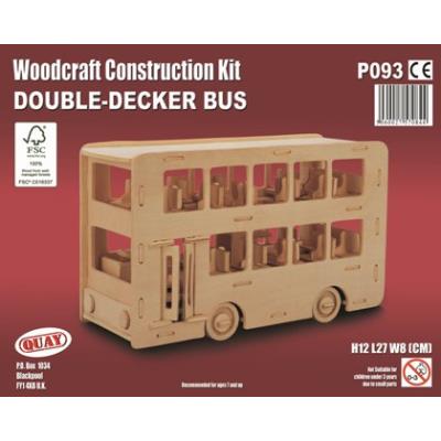 Maquette en bois - Bus à 2 étages