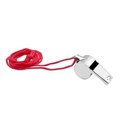 Sifflet en métal avec cordon JPC