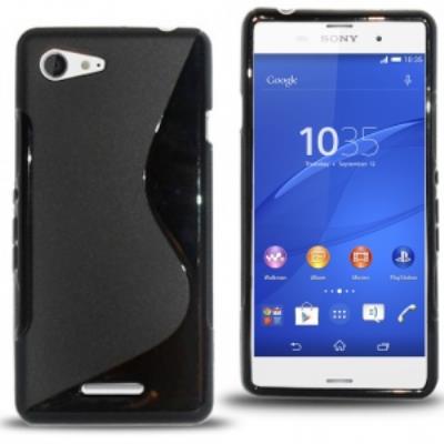Coque Housse S-Line noire Xperia E3