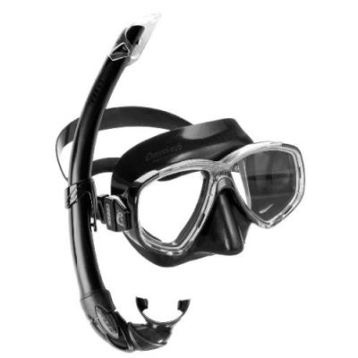 Cressi sub s.p.a. perla mare masque et tuba mexico plongée sous-ensemble noir
