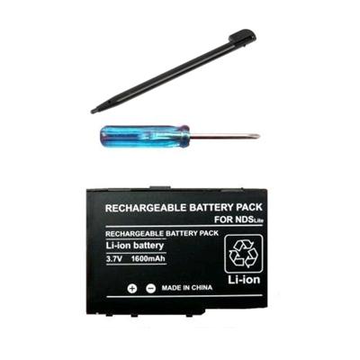 Batterie de Remplacement pour Console Nintendo DS Lite + Tournevis + Stylet