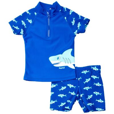 Playshoes - Maillot de bain de sport Garçon - Sun Protection 2 Piece Swimsuit Shark