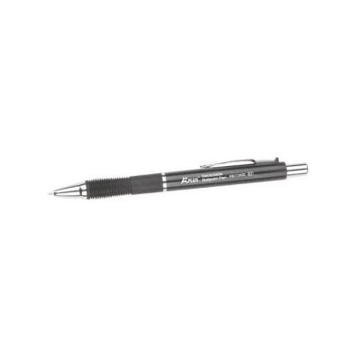 Stylo Bille Rétractable Grip Pointe 1 mm Encre Noir