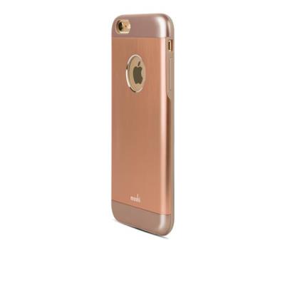moshi iGlaze Armour - Achterzijde behuizing voor mobiele telefoon - aluminium - zonsondergang-koper - voor Apple iPhone 6 Plus, 6s Plus