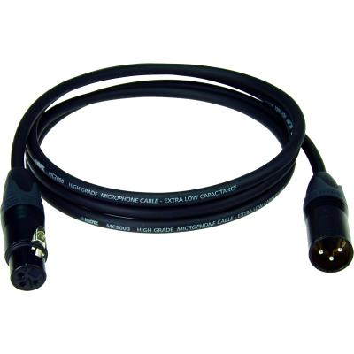 Accessoires guitares KLOTZ M2FM1-0100 M2 SUPERIOR MICROPHONE NOIR 1 M Cables microphone