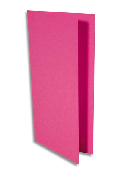 Paquet de 25 cartes pliées Pollen 106x213mm Rose Fuchsia 210g
