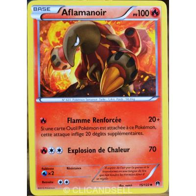 carte Pokémon 15/122 Aflamanoir 100 PV XY - Rupture Turbo NEUF FR État correct - Pokémon reconditionné disponible sur Fnac