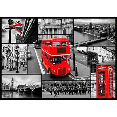 Trefl - Puzzle 1000 pièces - Londres : Collage