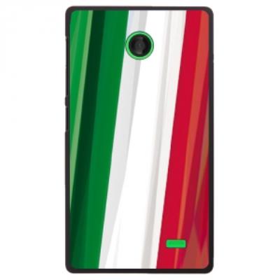 Coque rigide pour Nokia X avec impression Motifs drapeau de l'Italie